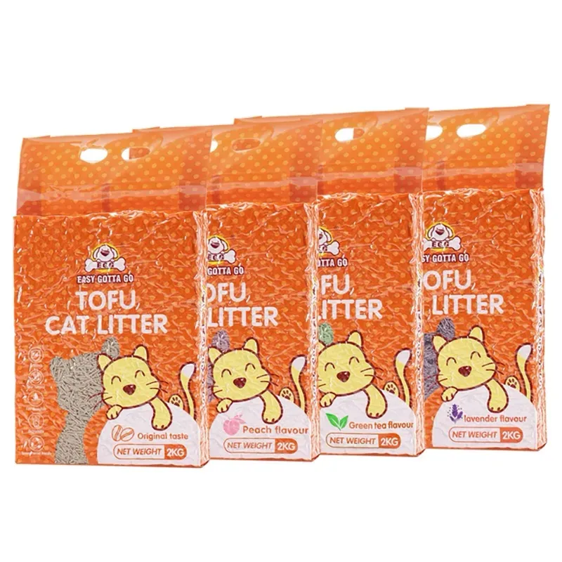 EGG ทรายแมวเต้าหู้ 2KG/6L 4 กลิ่น รูปที่ 2