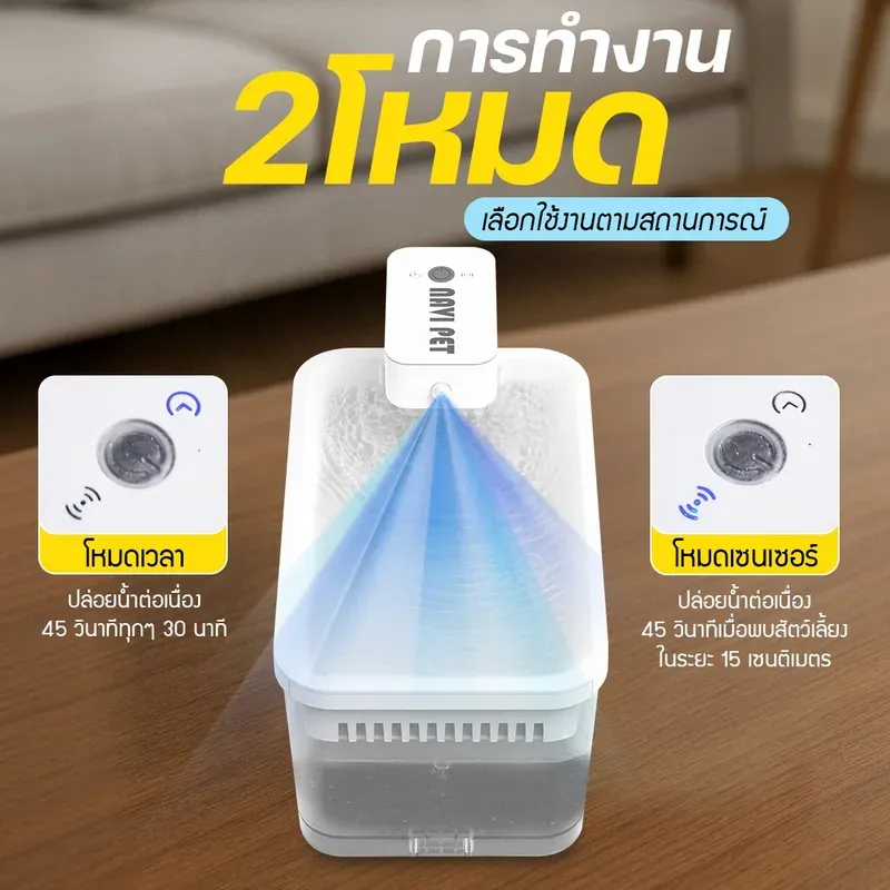 NAVIPET Wireless Drinking Fountain V1 รูปที่ 4