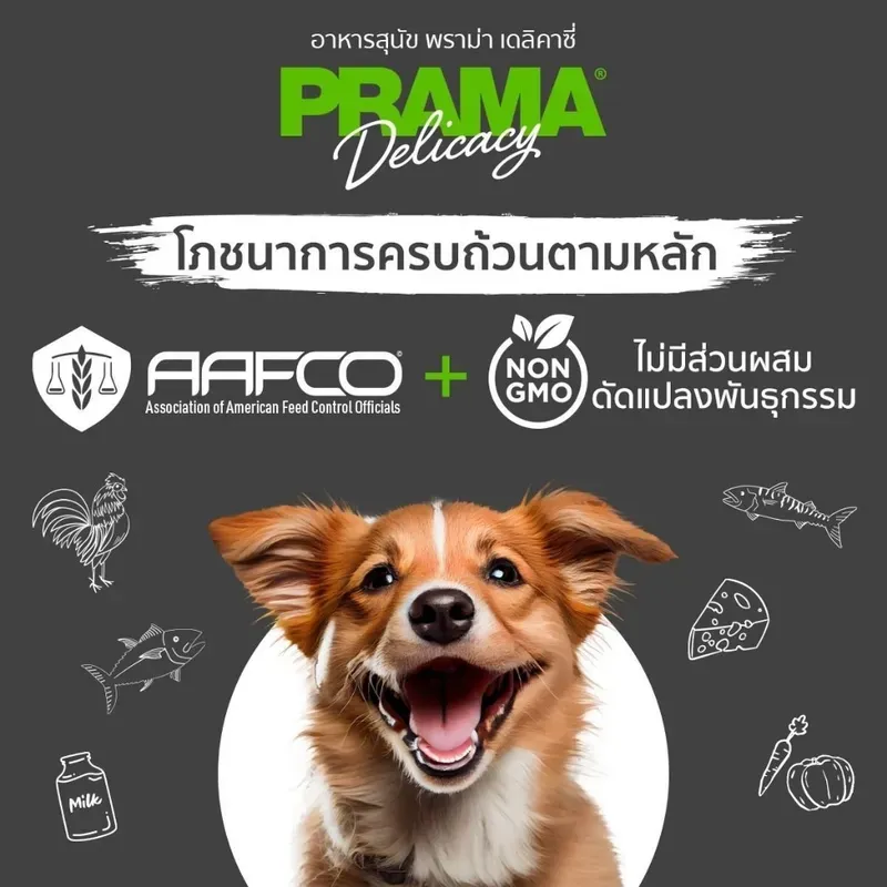 Prama อาหารเปียกสุนัข Complete & Balanced ซอง 120 ก. แพ็ก 12 (PD1 ถึง PD6) รูปที่ 2
