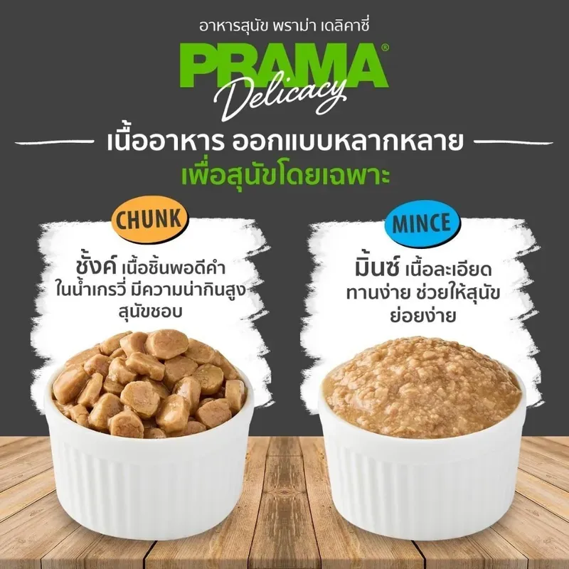 Prama อาหารเปียกสุนัข Complete & Balanced ซอง 120 ก. แพ็ก 12 (PD1 ถึง PD6) รูปที่ 3