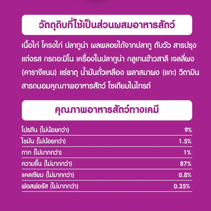 Whiskas วิสกัส เพาซ์ อาหารเปียกแมว 80 กรัม รูปที่ 3