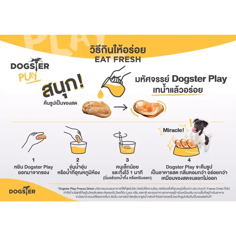 Dogster Play Freeze Dried รูปที่ 2