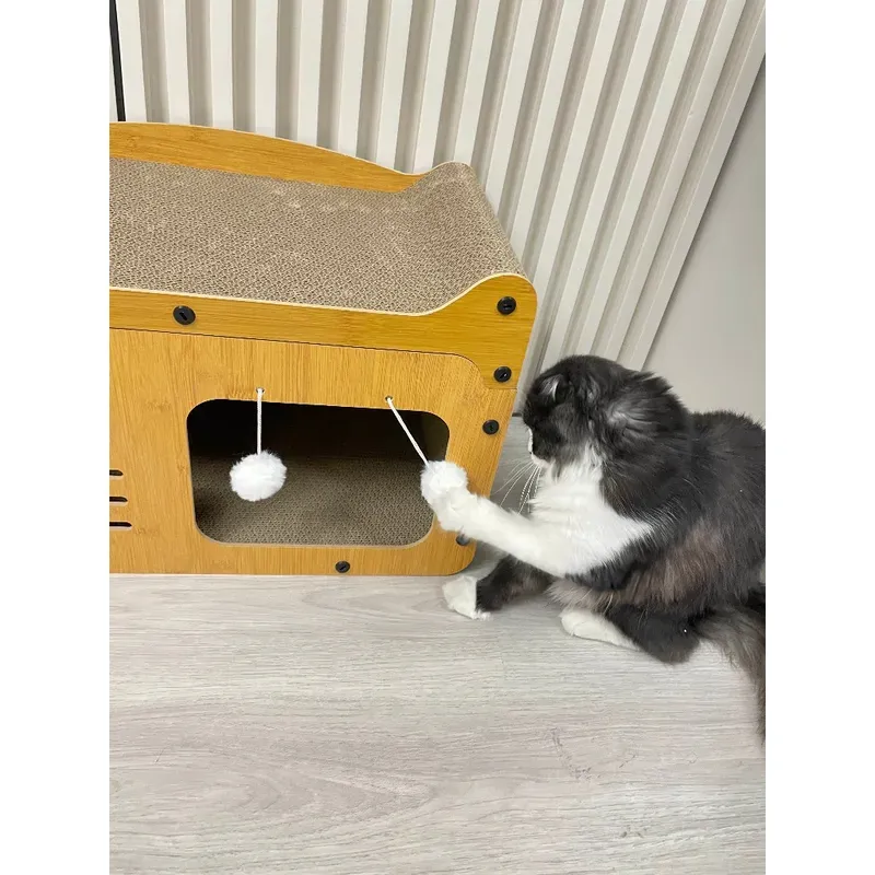 Pet Suppliesa บ้านแมวลับเล็บ หรูหรา-XL รูปที่ 4