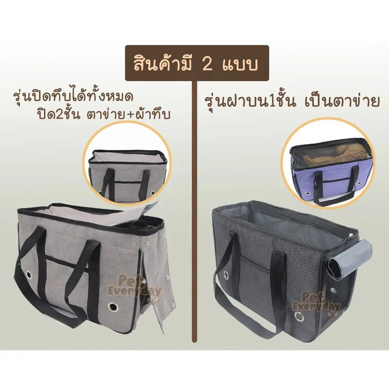 ไม่มีแบรนด์ กระเป๋าหิ้วปิดได้ 2 ชั้น รูปที่ 2
