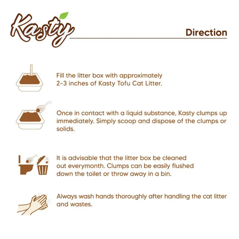 Kasty Tofu Litter Original (แท่ง) รูปที่ 3